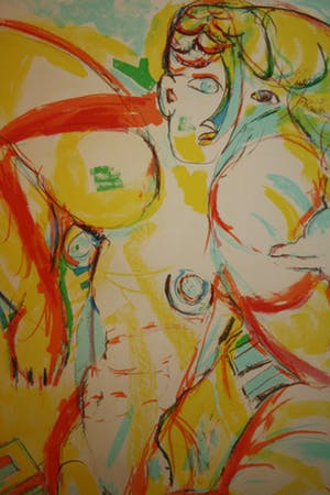 Paul de Lussanet - naakt in geel kopen? Bied vanaf 75!