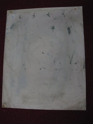 Jan Battermann - Grote Abstracte Gouache van Amsterdamse graficus, kunstschilder, illustrator kopen? Bied vanaf 10!