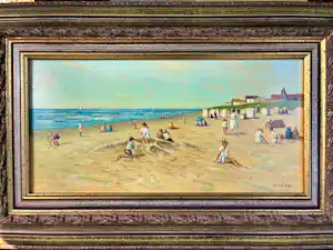 L. van Vugt - Spelende kinderen op het strand verkauft für € 170!