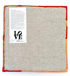Robert Indiana - "Love" - Teppich - limited Edition - drucksigniert kopen? Bied vanaf 150!