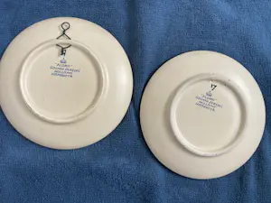 Plateelbakkerij Flora - Set van 2 wandborden Gouda floral vintage kopen? Bied vanaf 35!