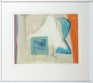 Kees Slegt - Kleurenets, Zonder titel - Ingelijst kopen? Bied vanaf 1!