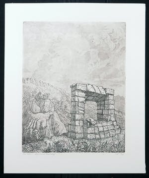 Rins Heidema - Ets, Legendarisch Landschap kopen? Bied vanaf 1!