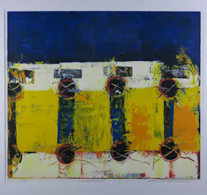 Willem van Scheijndel - Zeefdruk, De quantumsprong kopen? Bied vanaf 50!