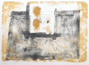 Joyce Ennik - Zeefdruk, Het bericht ontvangen - Ingelijst kopen? Bied vanaf 20!