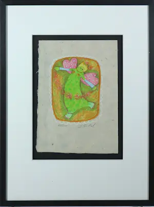 Sabine Tuchel - Serie van 4 zeefdrukken op geschept papier, Within my memory - Ingelijst kopen? Bied vanaf 100!