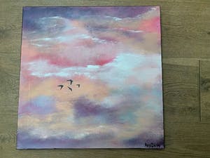 Niet of onleesbaar gesigneerd - Ans Duin- flying to the south kopen? Bied vanaf 1!