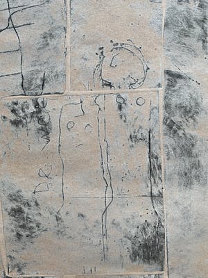 Anton Heyboer - handgesigneerde kleurenets | 'Zonder titel' | 1966 ( VROEGE ETS) kopen? Bied vanaf 1!