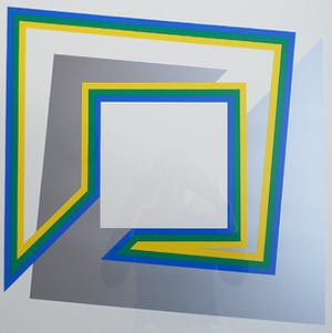 Cyril Lixenberg - Centre Square A & B (2x netjes ingelijst) kopen? Bied vanaf 1!