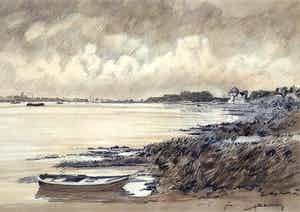 Juliaan Severin - Zicht op de schelde verkocht voor € 74!