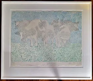 Jan Cremer - Jan Cremer – 2x ‘Sneeuw’ (ingelijste zeefdruk + gesigneerd boek) kopen? Bied vanaf 740!