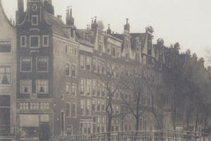 Willem Witsen - Amsterdams stadsgezicht met gracht en brug. kopen? Bied vanaf 30!