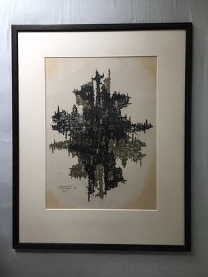 Jaap Kraanen - Stad - Lithografie, Ingelijst kopen? Bied vanaf 55!