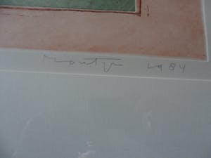 Jan Montyn - Kleuren ets, zonder titel. Oplage 20/14 kopen? Bied vanaf 80!