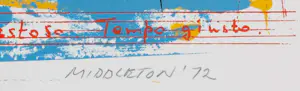 Sam Middleton - Kleuren litho: Concerto - 1972 kopen? Bied vanaf 99!