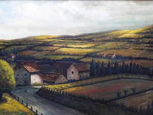 Piet Bulthuis - Limburgs landschap verkocht voor € 125!