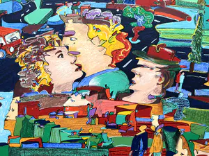 Pim van Halem - handgesigneerde zeefdruk | 'Kus van oma/opa's hoed' | 1993 kopen? Bied vanaf 1!