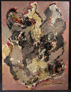 Bert Braam - Acryl op doek, Zonder titel kopen? Bied vanaf 1!