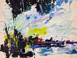 Buy Henk Hofstra - Groot en krachtig expressionistisch olieverf op karton - gesigneerd? Bid from 123!