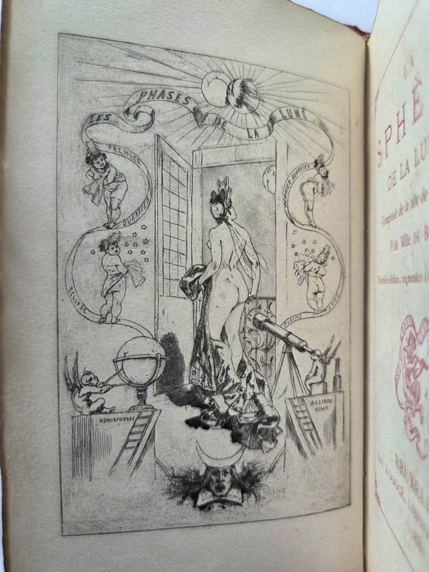 Felicien Rops - Frontispice. Heliogravure. Uit beroemd boek. kopen? Bied vanaf 275!