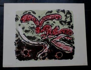 Henk Huig - litho: vuurvlieg - 1964 kopen? Bied vanaf 45!