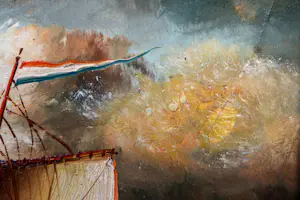 Niet of onleesbaar gesigneerd - 2x Hollandse School Zeelandschappen (XX) kopen? Bied vanaf 1!