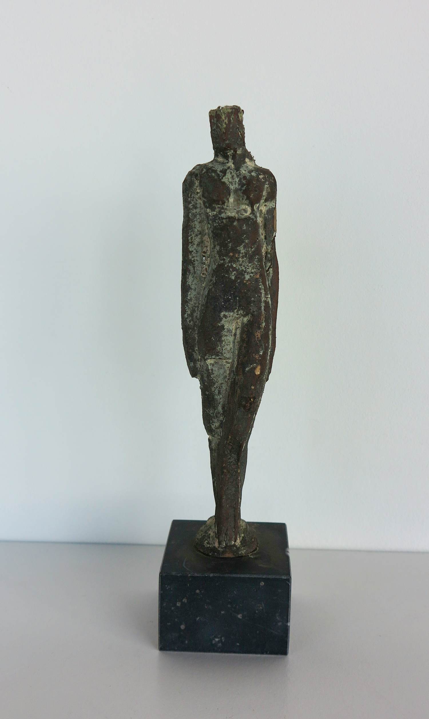 Andre Vranken - Bronzen beeld, Staand figuur / Messina + boek! kopen? Bied vanaf 100!