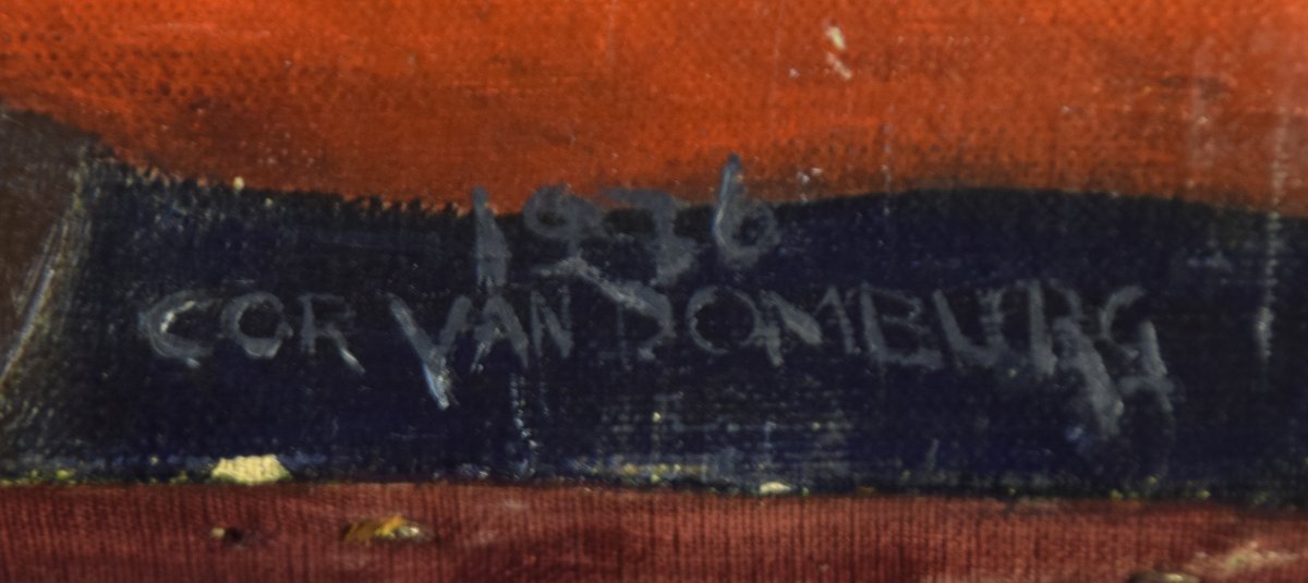 Cor van Domburg - Acrylverf en vernis op doek - Zonder titel kopen? Bied vanaf 13!