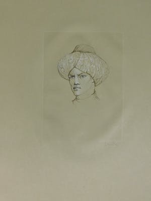 Leonor Fini - Man with turban kopen? Bied vanaf 25!