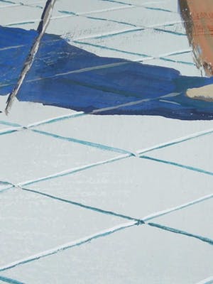 Niet of onleesbaar gesigneerd - Portret van een man. 1980 monogram GBD/GDB kopen? Bied vanaf 10!