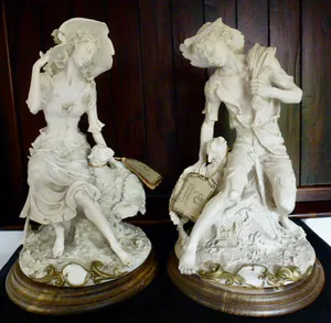 Giuseppe Armani - Capodimonte - Vintage G. Armani HERDER EN HERDERIN met garantiecertificaat. kopen? Bied vanaf 1!