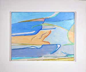 Paul Overhaus - Olieverf op doek, Zonder titel - Ingelijst verkocht voor € 100!