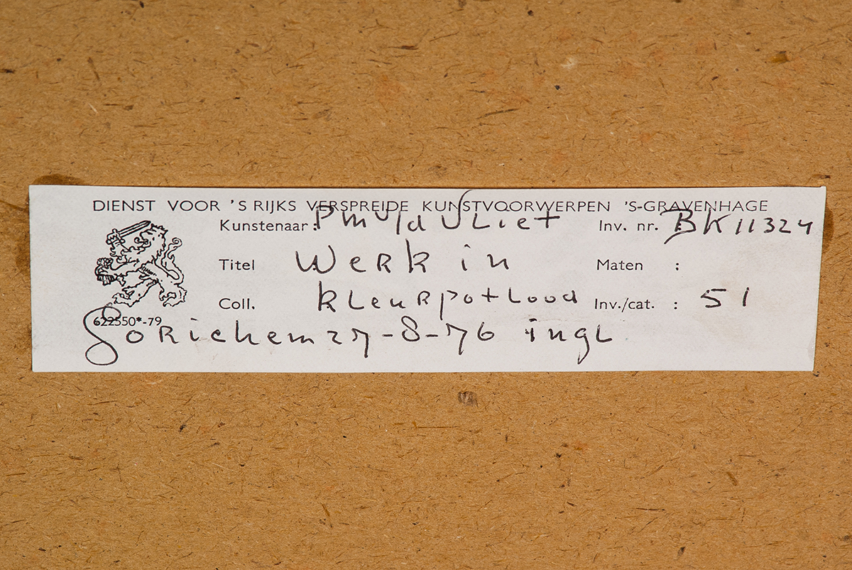 Paul van de Vliet - l/r handig getekende programmatie - Kleurpotlood op papier - 1973 kopen? Bied vanaf 15!