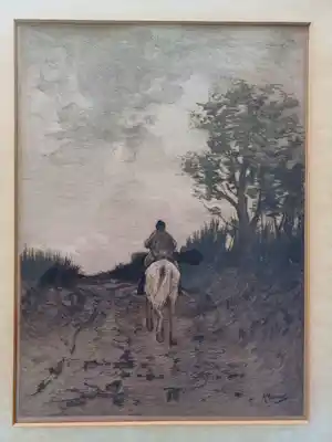 Anton Mauve (sr.) - Huiswaarts verkauft für € 70!