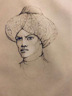 Leonor Fini - Man with turban kopen? Bied vanaf 25!