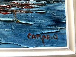 Jan Bevort - Prachtig mediteraan zeegezicht Camprio - pseudoniem Jan Bevort kopen? Bied vanaf 55!