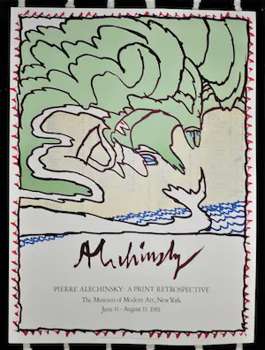 Pierre Alechinsky - Lithografische affiche MoMa New York 1981 kopen? Bied vanaf 150!