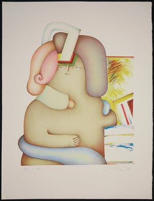 Pieter Holstein - Jorg Reme + Milvia Maglione, Lot van vier stuks grafiek (Prent 190) kopen? Bied vanaf 40!