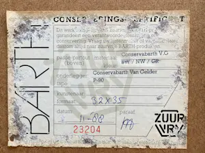 Reinder Homan - Ets, Landschap met riet in de polder ‘88 kopen? Bied vanaf 65!