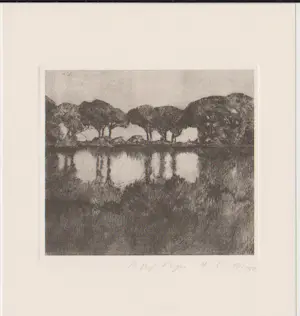AcheterRolf Meyn - Drie handgesigneerde zeefdrukken: Landschappen I, II, III | GRATIS VERZENDING? Enchérissez de 35!