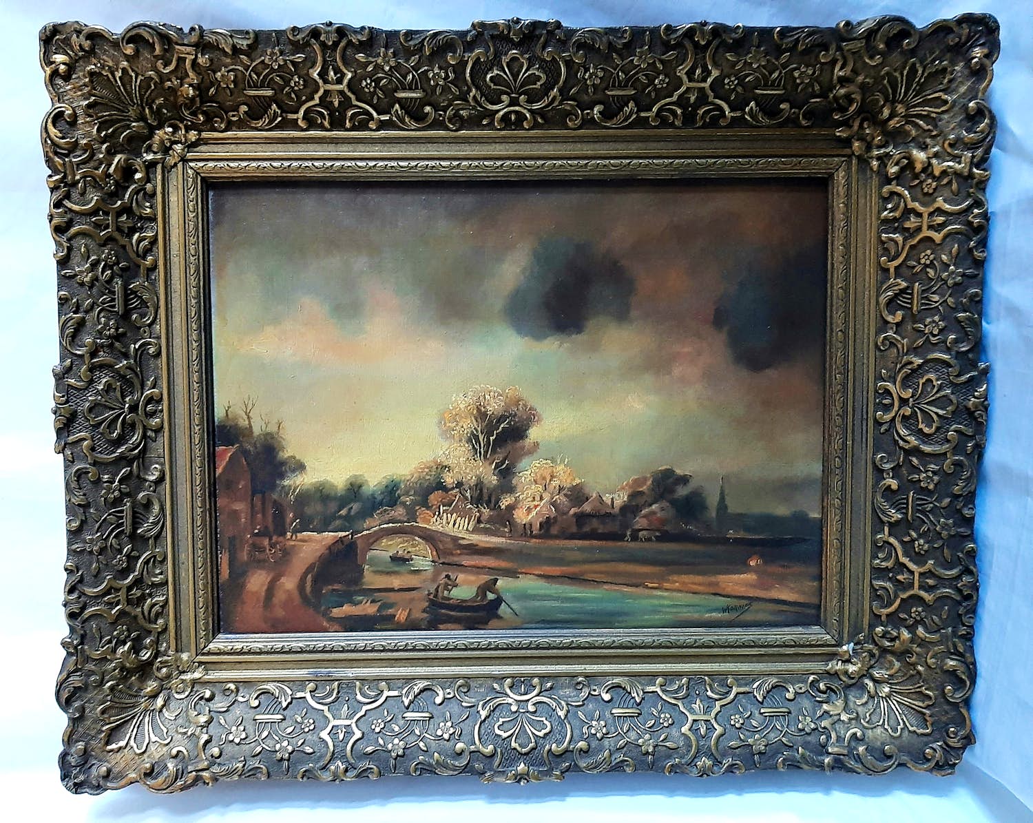 Niet of onleesbaar gesigneerd - Landschap in hollandse stijl kopen? Bied vanaf 1!