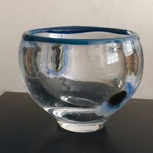 Adam Jablonski - Massief glazen bowl kopen? Bied vanaf 50!
