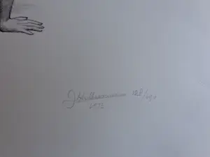 Joop Moesman - NAAKT SURREALISME / ZW-W LITHO / 51x66cm / SIG / 1973 / PRENT190 kopen? Bied vanaf 25!