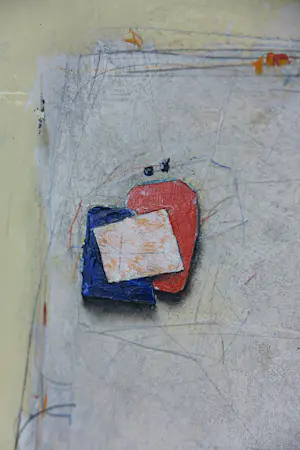 Cole Morgan - Gemengde technieken op board, Zonder titel - Ingelijst kopen? Bied vanaf 1000!