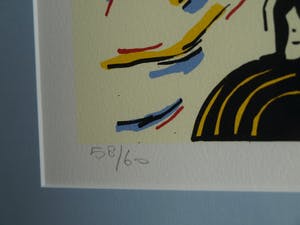 Hans Wap - Ingelijste zeefdruk , Nieuwe woning - 2007 – oplage 60 ex. kopen? Bied vanaf 50!