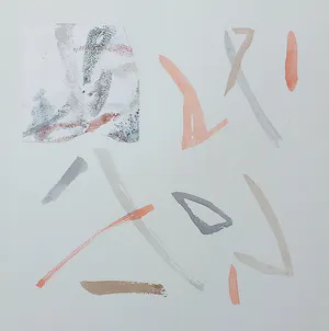 Ruscha Langelaan - Abstracte compositie, aquarel kopen? Bied vanaf 30!