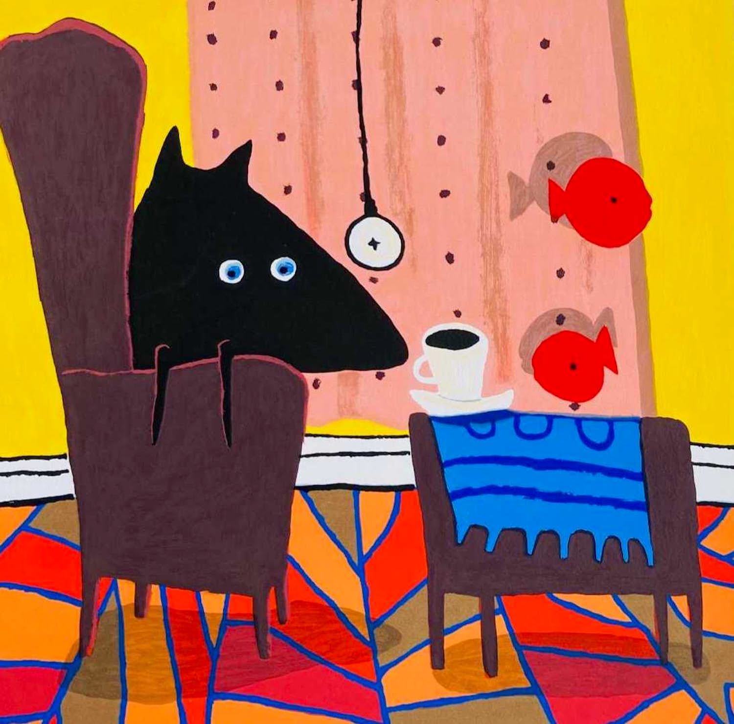 Peter Bastiaanssen - cofee and fish verkocht voor € 90!