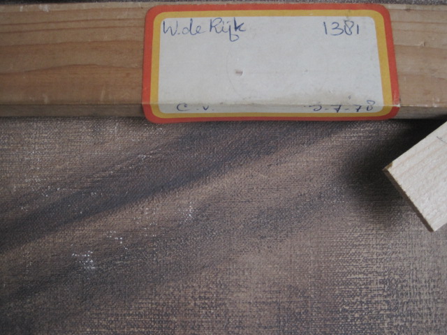 Niet of onleesbaar gesigneerd - impressionistisch olieverf "landschap bij Belfeld Limburg" kopen? Bied vanaf 1!