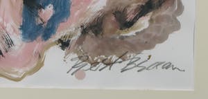 Bert Braam - Gemengde techniek op papier, Salsa - Ingelijst kopen? Bied vanaf 1!