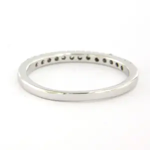 18k witgouden ring met briljant geslepen diamant tot. 0.13ct – F/G - VS/SI kopen? Bied vanaf 270!